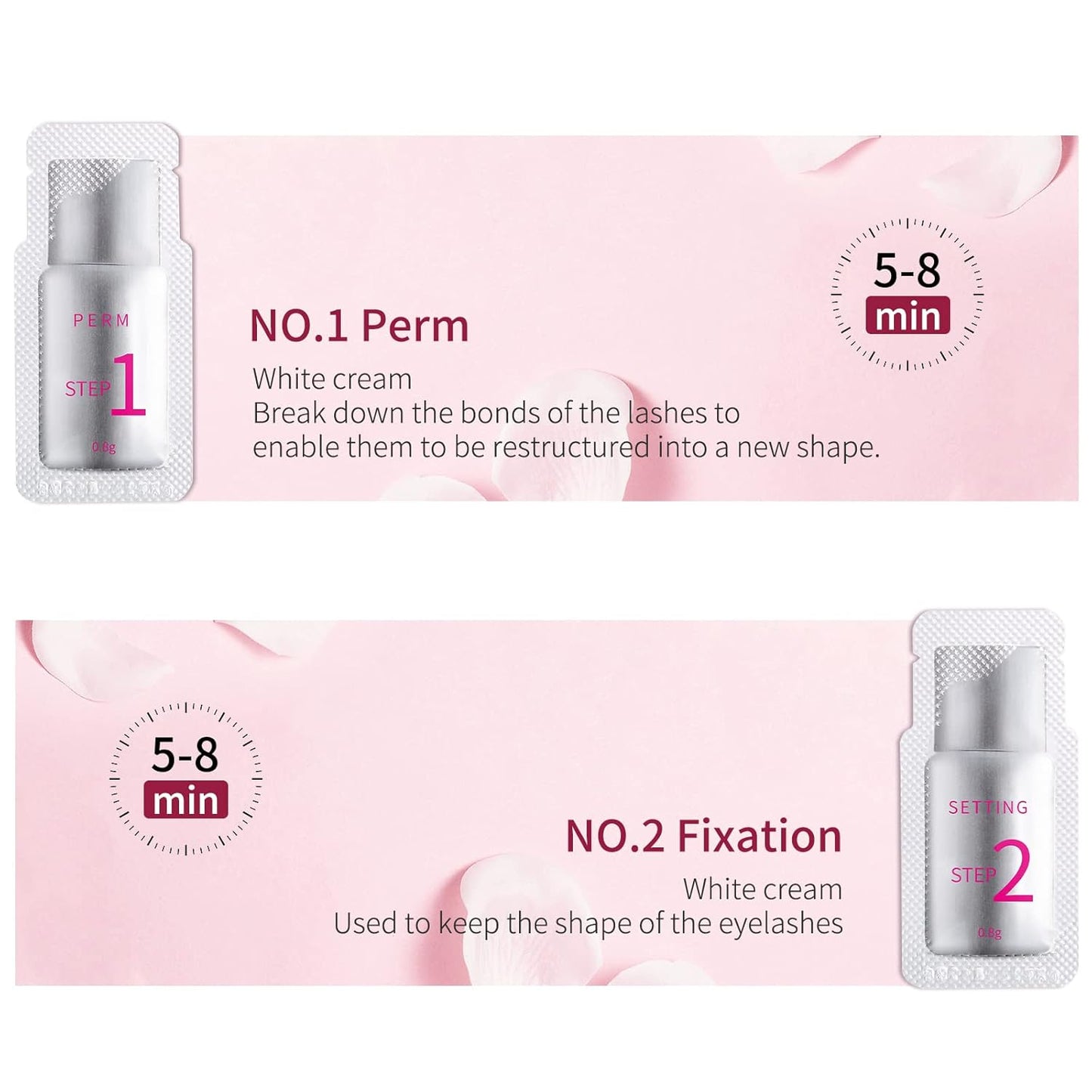 2025 Upgraded Fast Perm Lash Lift Kit Eyelash Perm Kit Eyelash Coating Lotion (Quantity: 10 Packs)-Velvo Beauty