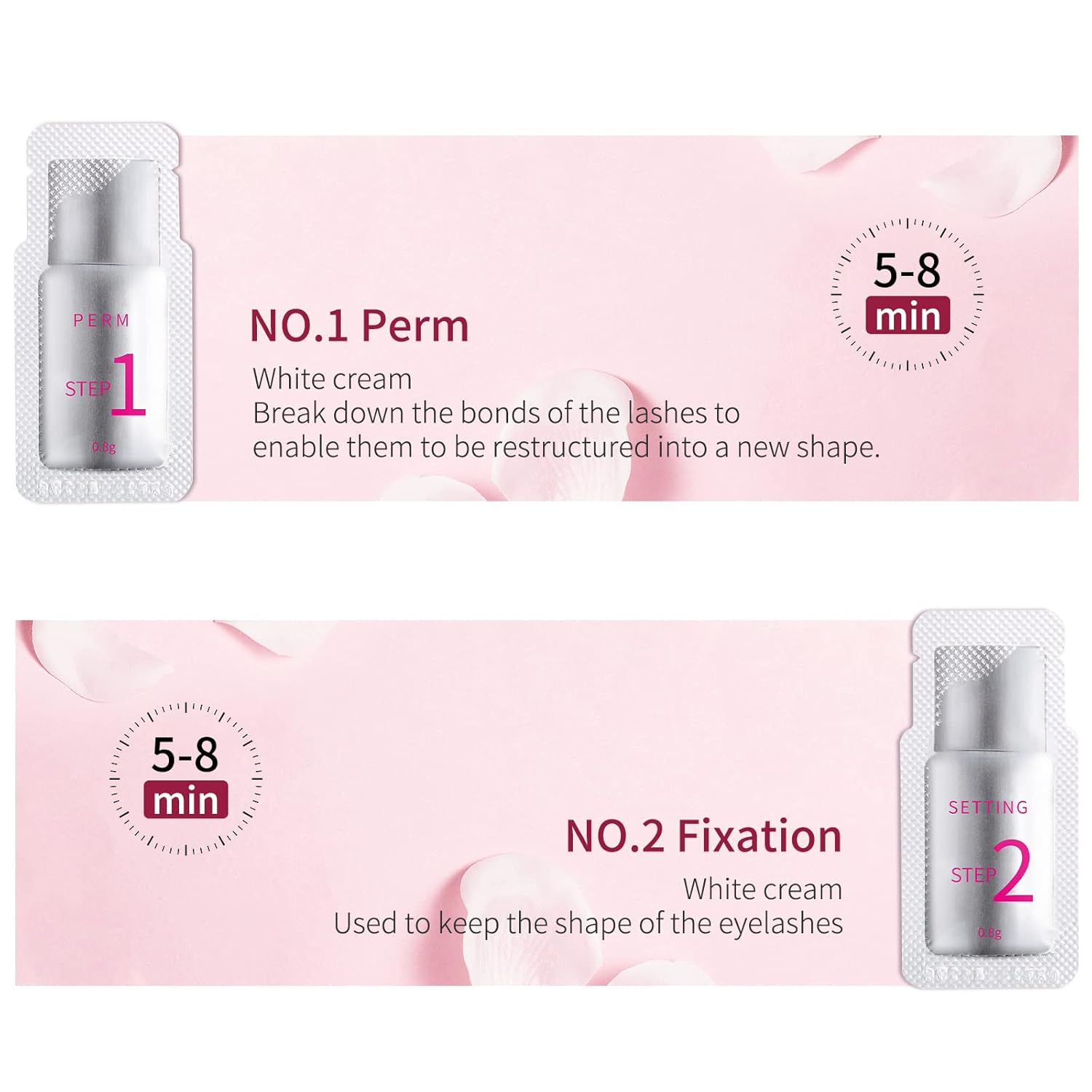 2025 Upgraded Fast Perm Lash Lift Kit Eyelash Perm Kit Eyelash Coating Lotion (Quantity: 10 Packs)-Velvo Beauty