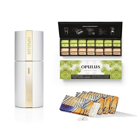 Smooth & Brighten System Collection, Activator with AHA Facial & Vitamin C Concentrate, Skin Renewal Trio, Skin Care Routine,Suitable for Dry Skin, Gift Bundle / Starter Kit-Velvo Beauty