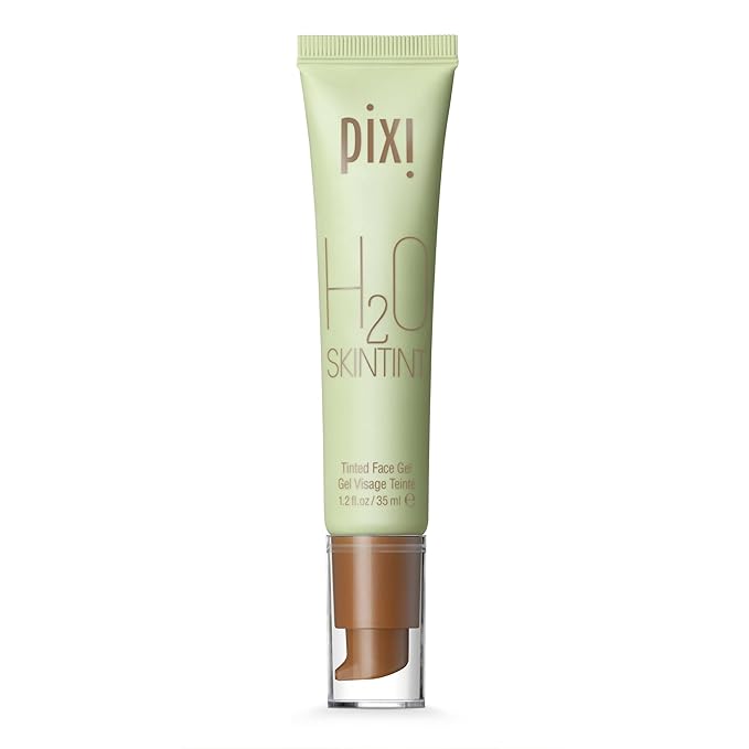 Pixi Beauty H2O SkinTint Tinted Face Gel, 1.2 fl oz / 35 ml, Mocha-Velvo Beauty