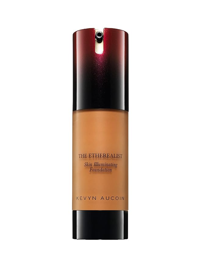 Kevyn Aucoin The Etherealist Skin Illuminating Foundation, EF 15 (Deep) shade: Comfortable, shine-free, smooth, moisturize. Medium to full coverage. Makeup artist go to. Even, bright & natural look.-Velvo Beauty