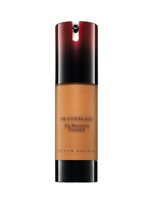 Kevyn Aucoin The Etherealist Skin Illuminating Foundation, EF 15 (Deep) shade: Comfortable, shine-free, smooth, moisturize. Medium to full coverage. Makeup artist go to. Even, bright & natural look.-Velvo Beauty