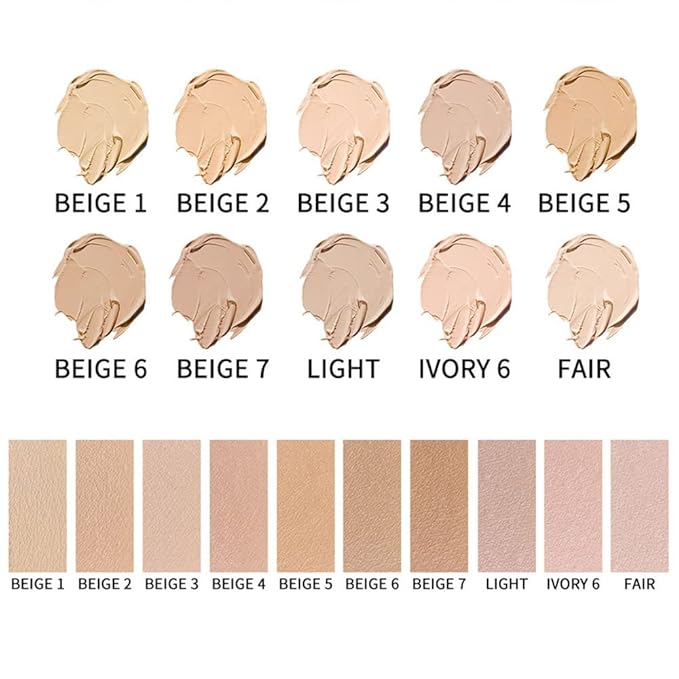 2 Pack Liquid Foundation Cream for Face Makeup,Durable Full Coverage Matte Concealer Make Up,Oil Control & Waterproof Base Primer -1+1 Fl.Oz (BEIGE 7#)-Velvo Beauty