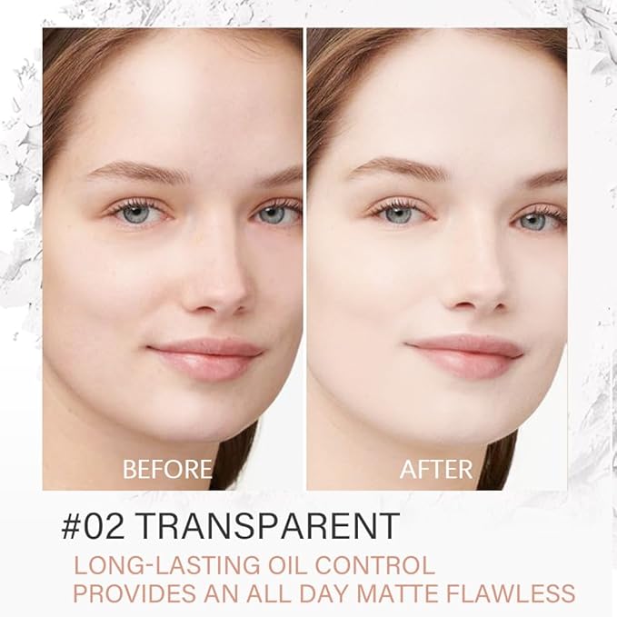 Face Oil Control Pressed Setting Powder-Clarifying Finishing Powder,Waterproof Long Lasting Translucent Powder Setting Powder Makeup,Blurs Fine Lines&Imperfections,Suitable for All-Day Use-Velvo Beauty