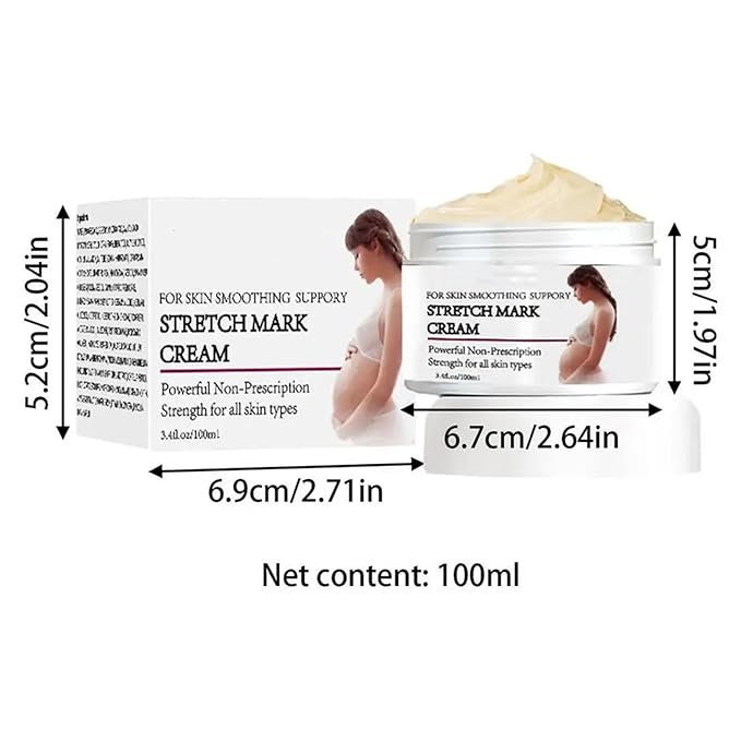 Stretch Mark Prevention Cream for Pregnancy, Stretch Mark Cream Remover, Stretch Mark Lotion for Pregnancy, Tummy Butter for Stretch Marks Pregnancy, Shea Butter Stretch Mark Removal Cream-Velvo Beauty