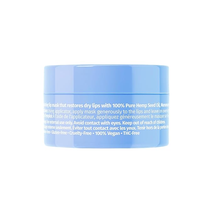 Hempz Hydrating Lip Sleeping Mask - Triple Moisture Fresh Citrus (.95 Oz.) | Overnight Hydrating Lip Balm for Dry Lips, Lip Repair, Chapped Lip Treatment & Nourishment for Women-Velvo Beauty