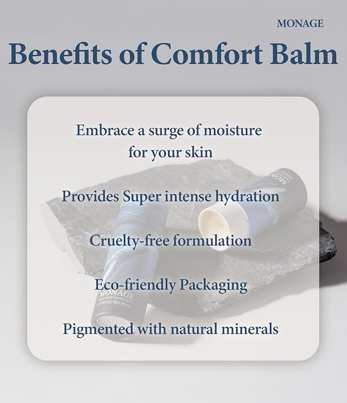 Korea Vegan & Nourishing & Moisturizing Lip Care Made from 100% Natural Ingredients, Organic Moisturizer for Dry, Cracked Lips & Skin, Long-lasting Lip Balm, Comfort, 0.38 Ounce-Velvo Beauty