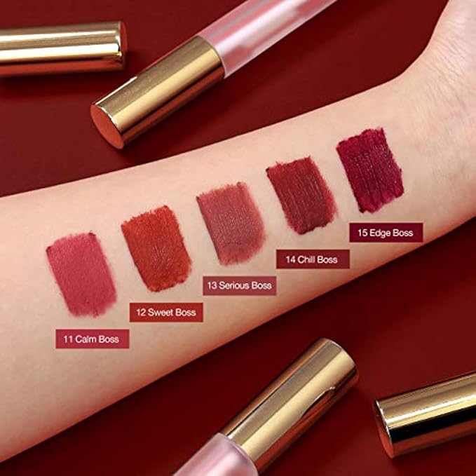 BBIA Last Velvet Lip Tint - Soft & Creamy Matte Finish Lip Stain, Blur Effect with Velvety Texture, Long-Lasting, High Pigment, Lightweight, Non-Drying, Korean Lip Makeup (12 SWEET BOSS)-Velvo Beauty