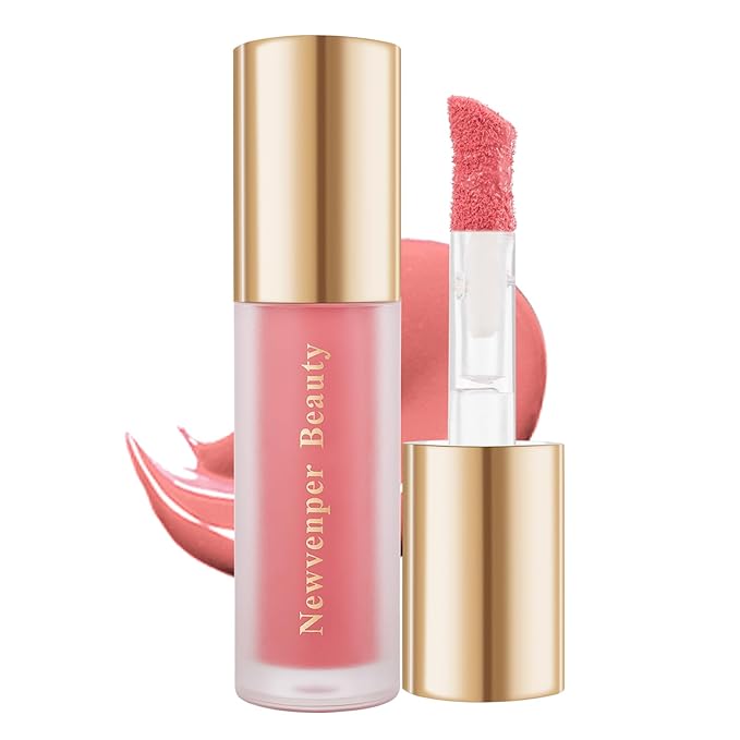 Face Blush with Brush Liquid Blush for Cheeks Long Lasting & Smooth Creamy Formula Lightweight Blush Stick Blush Wand Crystal Pink-Velvo Beauty