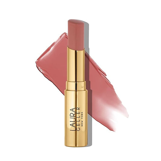 LAURA GELLER NEW YORK Jelly Balm Moisturizing Tinted Lip Color - Sugar & Spice - Hydrating Vitamin E - Semi-Shine Finish-Velvo Beauty