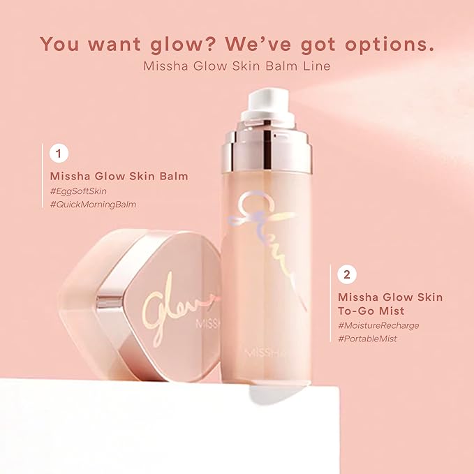 MISSHA Glow Skin Balm 1.69 fl oz/ 50ml 4-in-1 Primer, Moisturizing Cream, Morning Pack, Luminizing Cream for a Flawless Natural Glow Glass Skin-Velvo Beauty