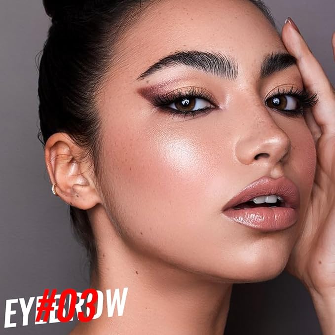 evpct 2-in-1 Tinted Brow Gel & Clear Brow Setting Glue Eyebrow Gel Kit - Strong Hold 24HR Waterproof Smudgeproof Eyebrow Makeup for Natural Soft Full Brows, Brows Enhancer Mascara Makeup - Black-Velvo Beauty