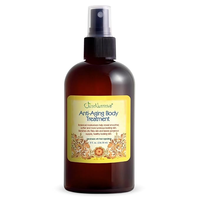 Just Nutritive Anti-Aging Body Treatment | Anti-Aging Moisturizer | Anti-Aging Skin Care | Body Oils | Body Moisturizer Skin Products For Anti-Aging 8 Fl Oz-Velvo Beauty