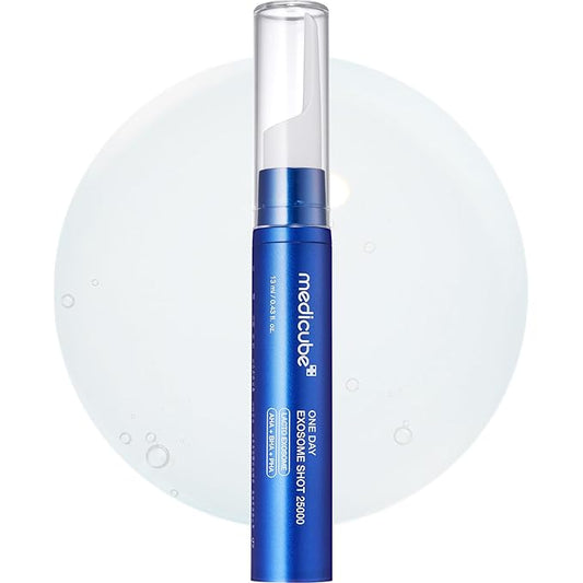 medicube Zero Exosome Shot 25,000 PPM Spicule Facial Serum | Liquid Skin Booster Serum | Exosome, AHA+BHA+PHA | Pore Care, Dead Skin Cells, Skin Texture | Korean Skin Care 0.43 fl.oz-Velvo Beauty