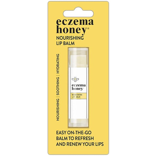 ECZEMA HONEY Nourishing Lip Balm - Organic Chapstick for Sensitive Skin - Daily Lip Moisturizer for Very Dry Lips - Mango Butter & Honey Lip Balm - Natural Lip Care Products (1 Ct)-Velvo Beauty