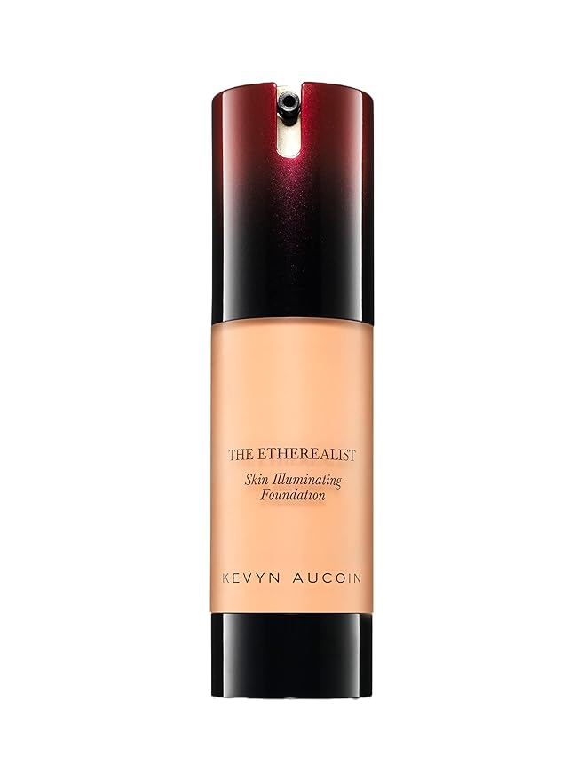 Kevyn Aucoin The Etherealist Skin Illuminating Foundation, EF 06 (Medium) shade: Comfortable, shine-free, smooth, moisturize. Medium to full coverage. Makeup artist go to. Even, bright & natural look.-Velvo Beauty