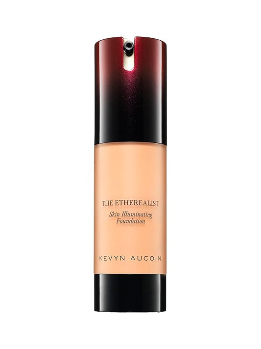 Kevyn Aucoin The Etherealist Skin Illuminating Foundation, EF 06 (Medium) shade: Comfortable, shine-free, smooth, moisturize. Medium to full coverage. Makeup artist go to. Even, bright & natural look.-Velvo Beauty