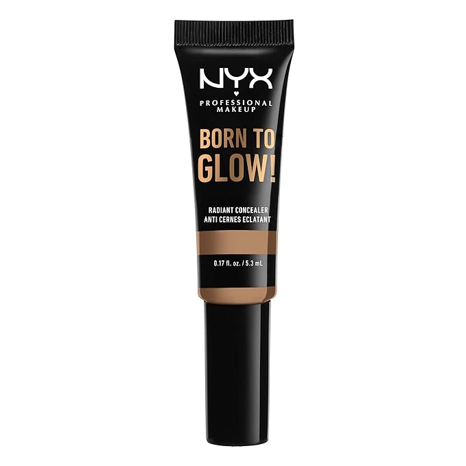 NYX PROFESSIONAL MAKEUP Born To Glow Radiant Concealer, Medium Coverage - Caramel-Velvo Beauty