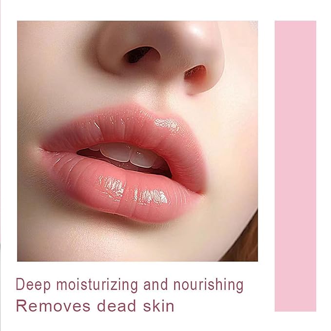 4 In 1 Peach Lip Care Kit With Lip Exfoliator Scrub And Moisturizer, Peach Scrub Bubble, Hydrating Lip Mask, Lip Scrubs Gentle Exfoliating, Instant Moisturizing, Lip Balm Hydrating For Very Dry Lips-Velvo Beauty