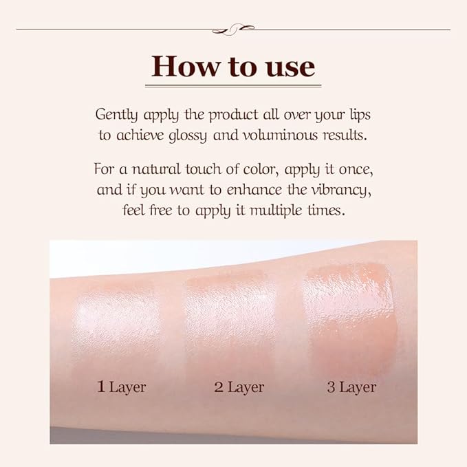 Elegant Glosy Premium Lip Balm (Rose), Plumping, Hydrating, Nourishing-Velvo Beauty