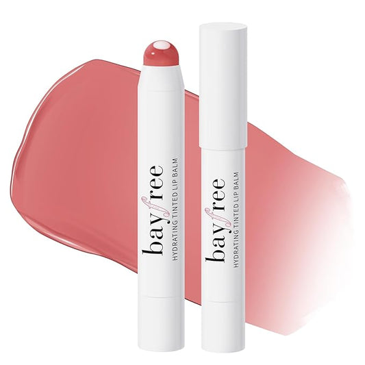 Tinted Lip Balm Plumper, Glossy, Pump Lips, Lightweight, Moisturize & Tint with Jojoba Seed Oil, Vegan Lipbalm Lip Care, Pink Rose-Velvo Beauty