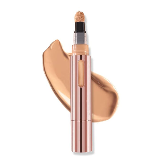Mally Beauty - The Plush Pen Brightening Concealer Stick - Medium - Hydrating Turmeric, Vitamin E, and Hyaluronic Acid Infused Formula - Medium Buildable Coverage with a Natural, Smooth Finish-Velvo Beauty