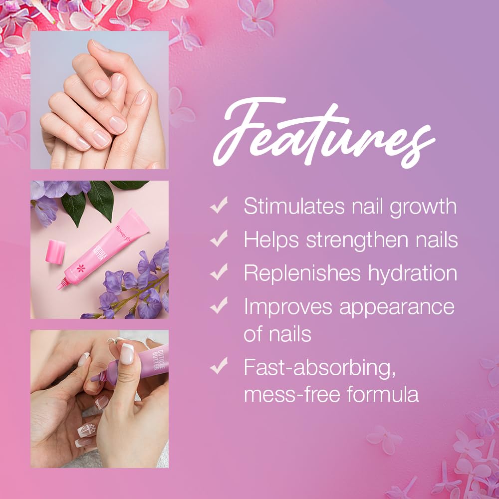 Flowery Cuticle Butter, Nourishing Nail Care Wonder, 14ml-Velvo Beauty