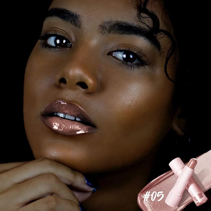 2PCS Tinted Lip Balm Chapstick with Color, Natural Semi - Gloss Finish, Hydrating/Coloring 2 in 1 Moisturizer Lip Stick for Girls & Women #04＋#05-Velvo Beauty