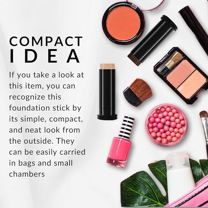 Base Strokes Crème Foundation Stick by Flori Roberts, Full Coverage for Women of Color or Deeper Skin Tones, Long Lasting Makeup, Natural Finish, Complexion Concealer & Corrector-Velvo Beauty