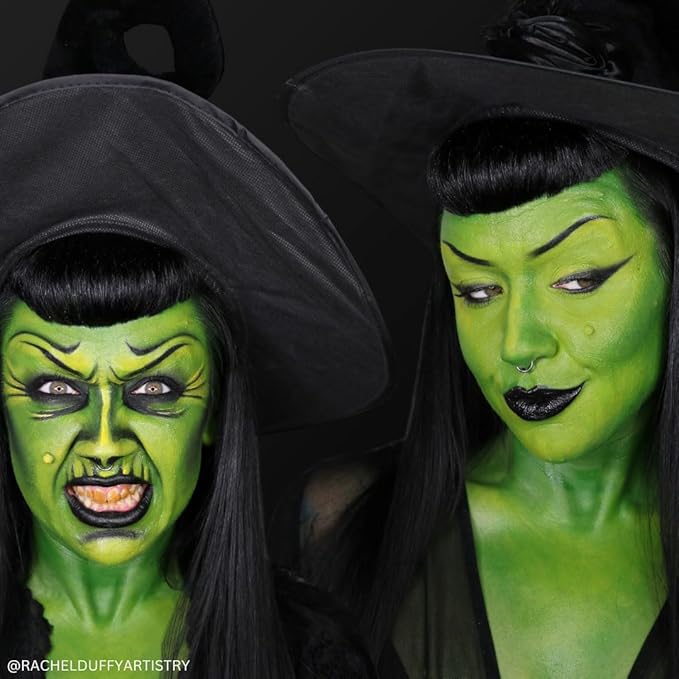 Mehron Makeup Premium Character Kits| Makeup Kits for Halloween & Cosplay| Made in the USA | Complete Makeup Kit | Includes all Makeup, Tools, & Instructions on How to Create the Look | (Witch)-Velvo Beauty