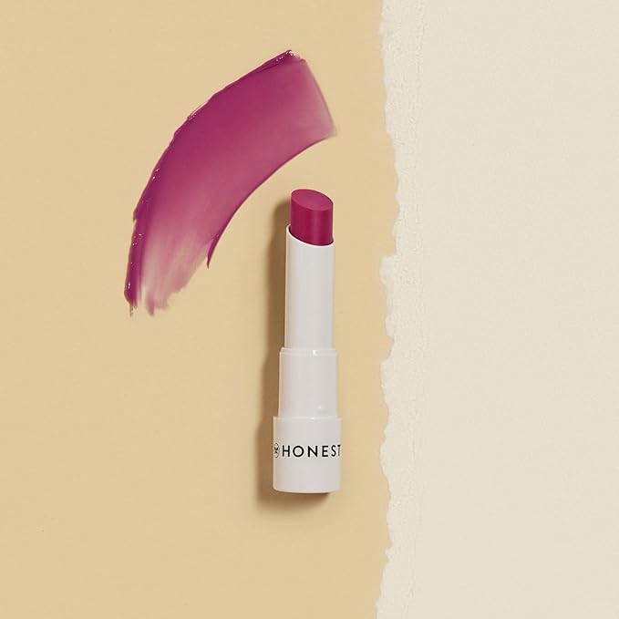 Honest Beauty Tinted Lip Balm | Antioxidant-rich Acai Extracts + Avocado Oil | EWG Certified, Vegan, Cruelty Free | Dragon Fruit-Velvo Beauty
