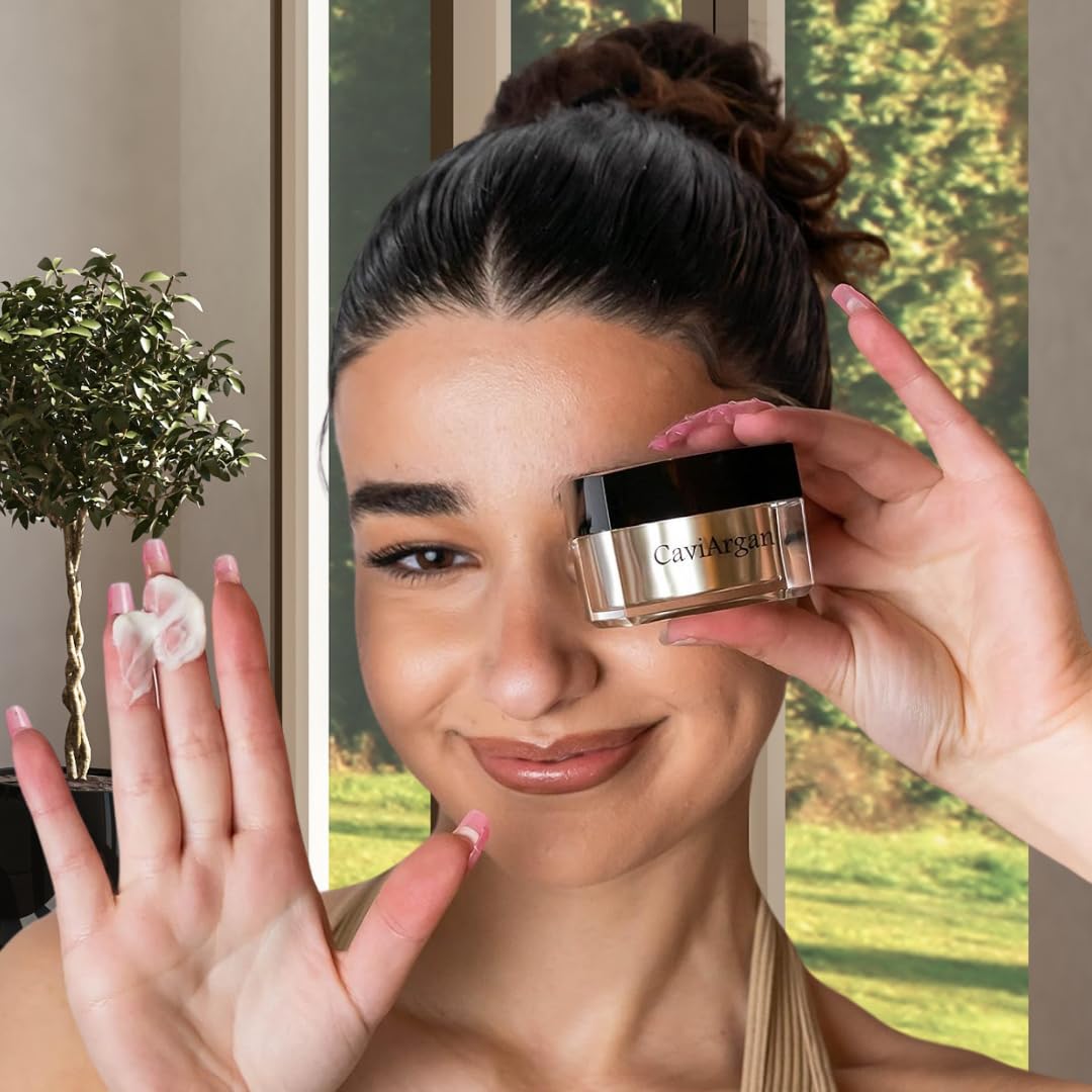 Essence Of Argan Caviargan Anti Wrinkle Cream with Argan Oil, Matrixyl & Botanicals - Hydrating Moisturizer Face Cream - Anti-Aging Formula for Reducing Fine Lines and Dullness - 1 Fl Oz-Velvo Beauty