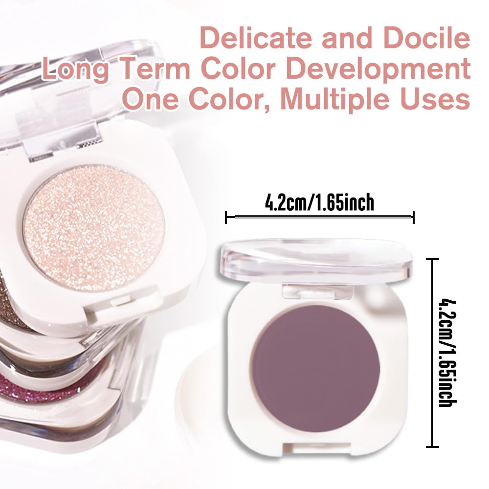 Single Matte Eye Shadow Palette Makeup, Plum Matte Eyeshadow for Women, Monochrome Eye Shadow Makeup, Pigmented Waterproof Sombras Para Ojos, Vegan, Talc, Paraben & Cruelty Free, 30-Velvo Beauty