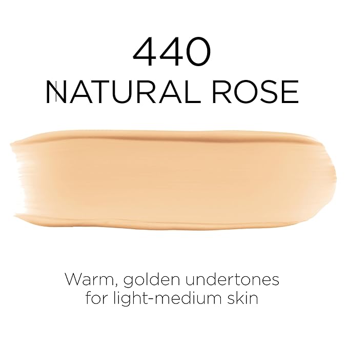 L'Oreal Paris Makeup Infallible Up to 32 Hour Fresh Wear Lightweight Foundation, 440 Natural Rose, 1 Fl Oz, Packaging May Vary-Velvo Beauty