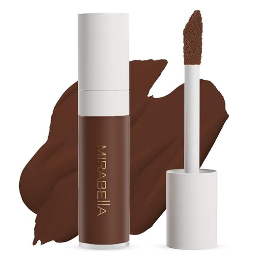 Mirabella Invincible For All Perfecting Under Eye Concealer Full Coverage - Hydrating Makeup Concealer for Dark Circles, Fine Lines & Wrinkles w/Hyaluronic Acid - Deep D230-Velvo Beauty