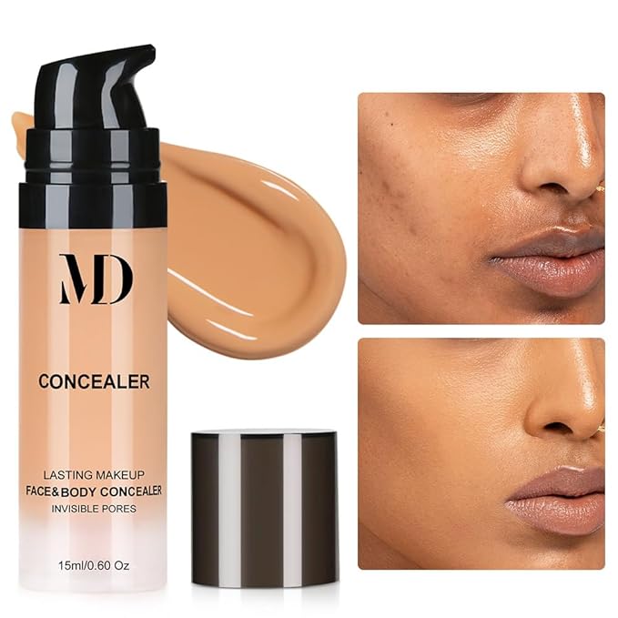 Liquid Primer Set Matte Liquid Full Coverage Oil Control Breathable Invisible Cover Concealer Primer with Face Primer, Makeup Sponge…-Velvo Beauty