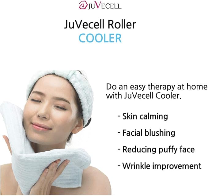 JUVECELL Ice Roller for Puffiness, Face & Eyes Cooler Facial Roller to Press Serums, Cream and Oil Into Skin, Massager Skin Care Tool, Eye Massager and Neck Roller-Velvo Beauty