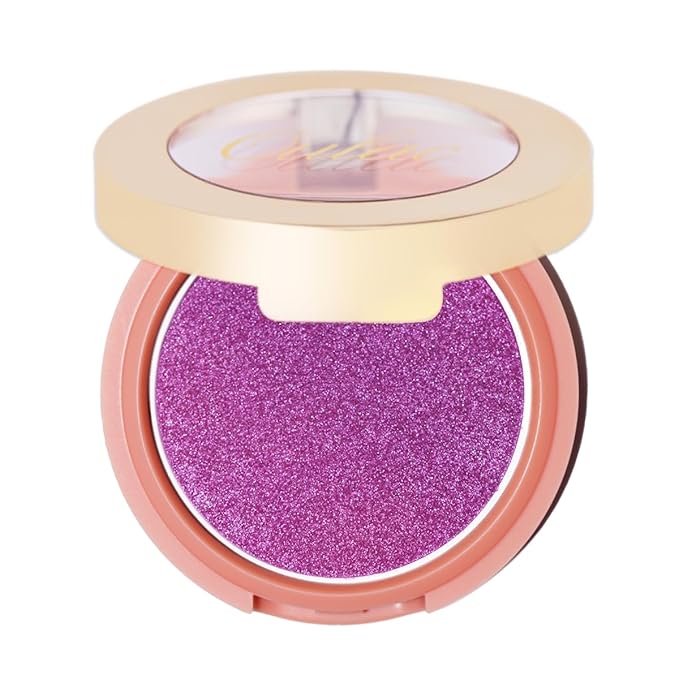 Oulac Luminisers Powdery Blush for Cheeks Sliky Glow,Brighten Skin As Highlighter Blush Makeup, Shimmer Blusher,Buildable and Vegan Cosmetics,4.8g F13 Carnival-Velvo Beauty