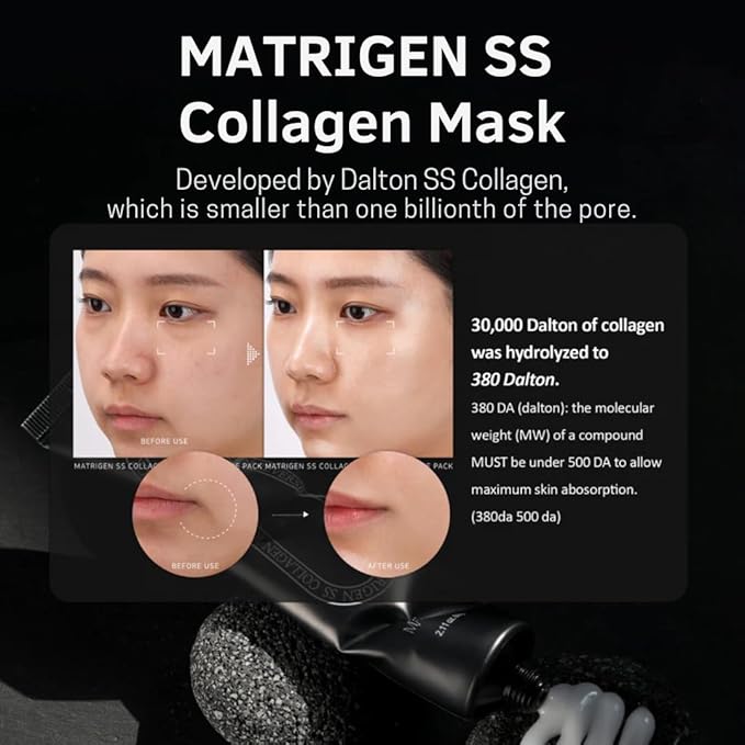 Matrigen Reverse Volume Collagen Face Mask – Korean Skincare Peel Off Face Mask Gel - SS Collagen Face Peel Mask - 2.11 Fl Oz-Velvo Beauty
