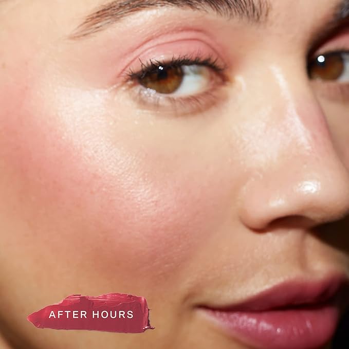 Tower 28 Beauty BeachPlease Cream Blush for Cheeks and Lips - Multi-Purpose Lip and Cheek Tint in Berry Blush - for Sensitive Skin – Color AFTER HOURS, Luminous Finish-Velvo Beauty