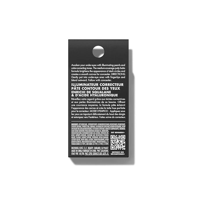 e.l.f. Putty Color-Correcting Eye Brightener, Under-eye Brightener & Primer Reduces Appearance Of Dark Circles, Vegan & Cruelty-Free, Tan/Deep-Velvo Beauty