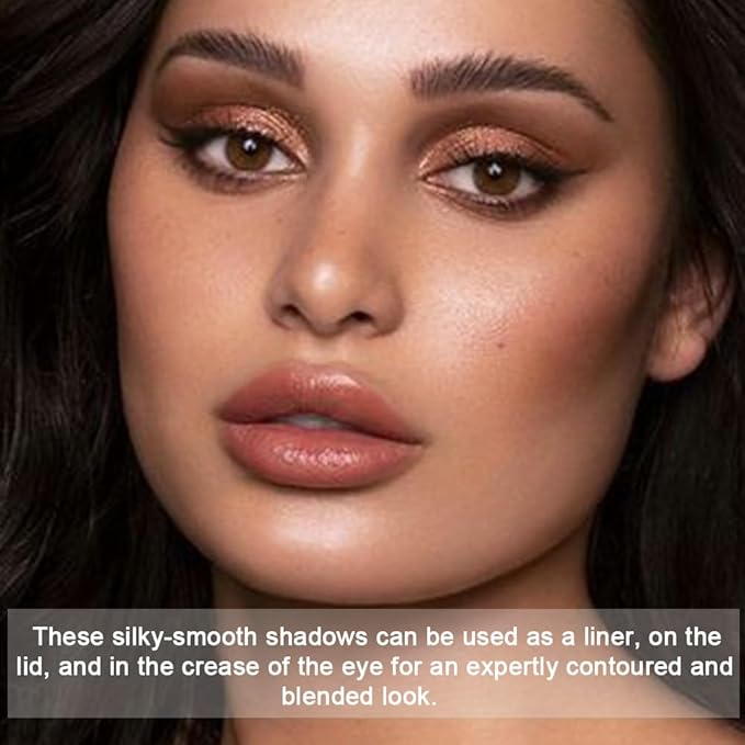 All-in-one Disk Conceal Contour Eyeshadow Palette with Mirror-10 Colors Highly Pigmented Matte Shimmer Primer Powder Makeup-Warm Nude Bronze Neutral Shadows 04#-Velvo Beauty