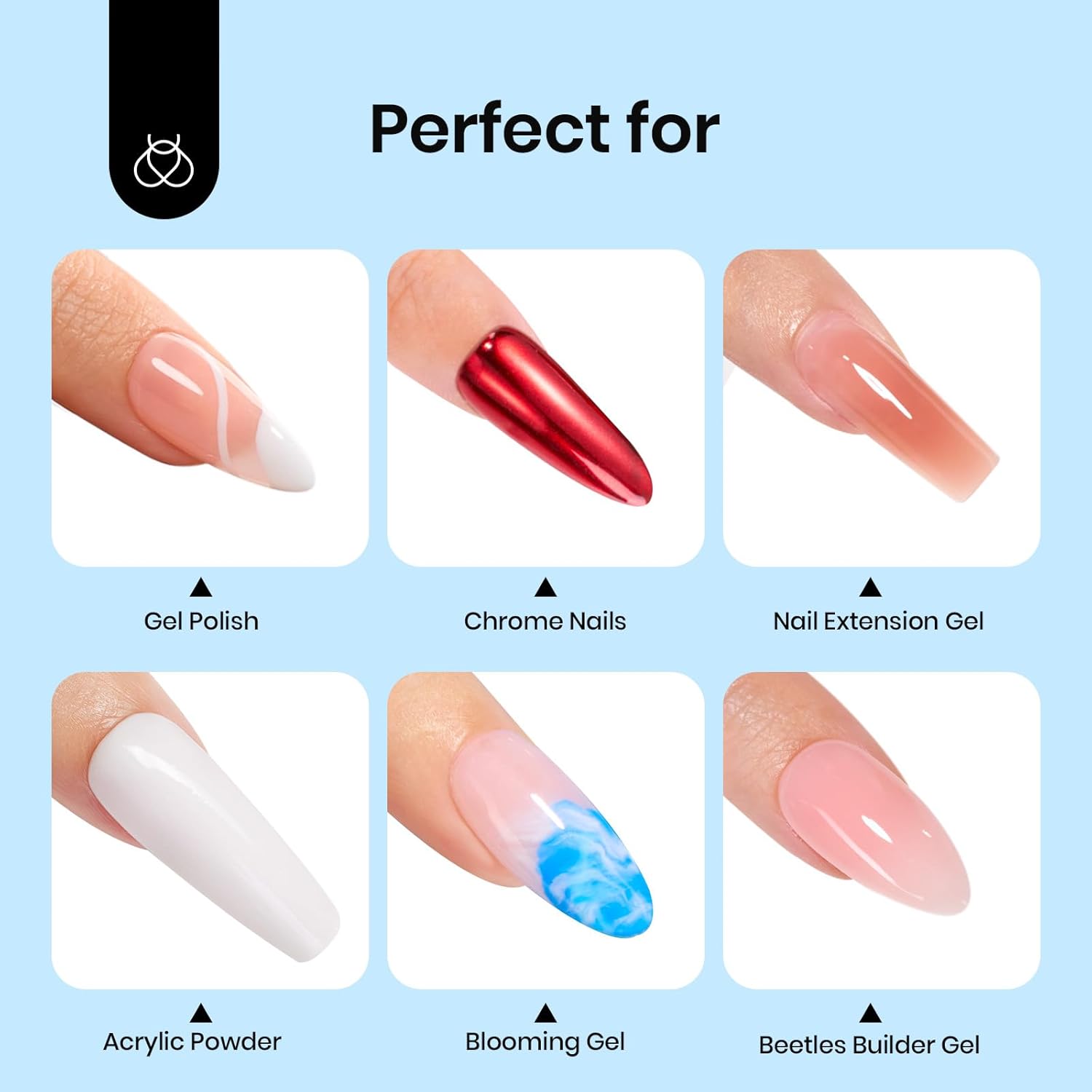 Beetles No Wipe Gel Top Coat, 15ml Top Coat Gel Nail Polish Clear Color Shine Finish and Long Lasting, Soak Off U v Nail Lamp Gift for Girls-Velvo Beauty