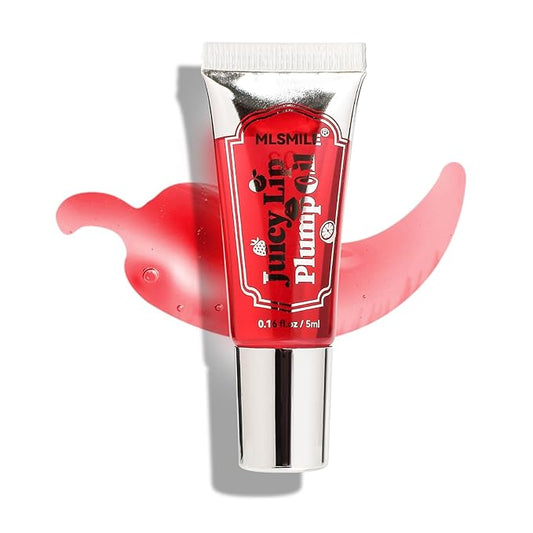Roll On Plumping Lip Oil with Chili Extract, Fuller Lips Instantly, Ultra-Hydrating&Nourishing, Glossy Finish Lip Glow Oil, Fuller Booster Balm Moisturizing, Smooth, Define Your Lips (#03)-Velvo Beauty