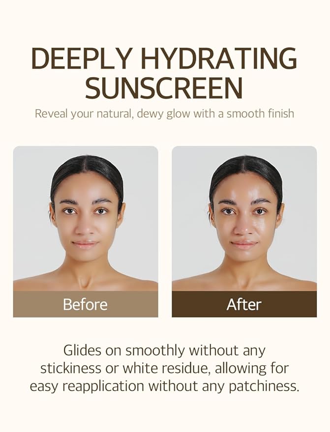 mixsoon Bean Sunscreen 1.69 Fl. Oz. / 50ml SPF 50 Airy Texture Type Lightweight No White Cast For Face Korean Glass Skin Care-Velvo Beauty