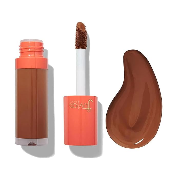 Juvia's Place I Am Magic Liquid Concealer J8 - Deep Dark w/Warm Undertone / 0.34 fl oz, Full Coverage Concealer, Makeup Concealer, Hydrating Concealer, Waterproof Concealer, Long Wear Concealer-Velvo Beauty