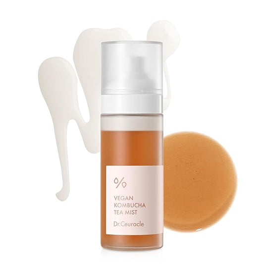 Dr.Ceuracle Vegan Kombucha Tea Mist - Hydrating Face Mist, Portable Milky Spray Serum, Korean Skincare (80 ml / 2.70 fl. oz.)-Velvo Beauty