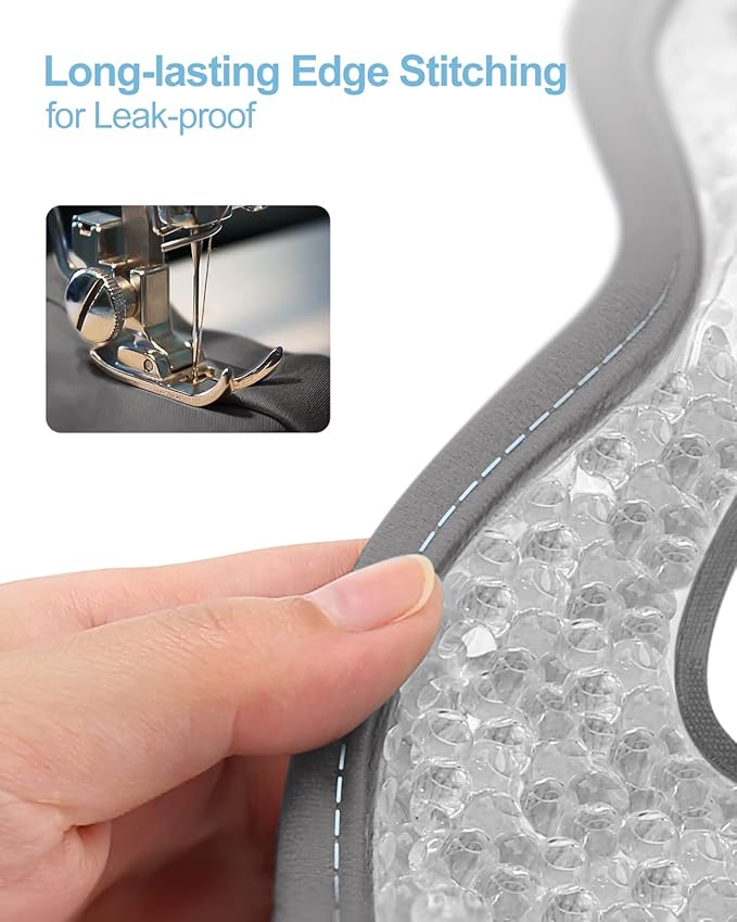 Luxtude Gel Eye Mask 2PCS, Reusable Cooling Eye Masks for Sleeping, Hot Cold Eye Mask Ice Pack, Frozen Cold Eye Compress for Puffiness/Dark Circles/Headaches/Migraines/Eye Bags/Stress Relief (Gray)-Velvo Beauty