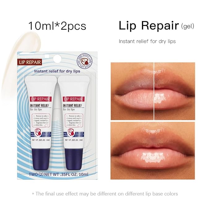Lip Repair Gel, Moisturizing Lip Repair Soft Moisturizing Lip Care, Soothe & Protect Lip Balm.-Velvo Beauty