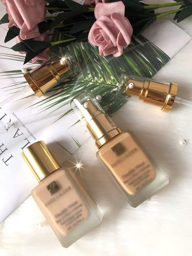 2pcs Replacement Pump for Foundation Bottle Compatible with Both Double Wear and Mac(Gold Color)-Velvo Beauty